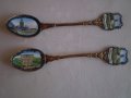 Ретро Две Лъжички за чай Емайл Ленинград, снимка 1