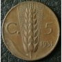 5 центисими 1931, Италия, снимка 1