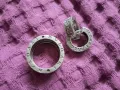 сребърни обеци bvlgari, снимка 3