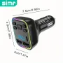 Блутут FM Трансмитер за автомобил, за кола или камион на 12V-24V, G38, снимка 5
