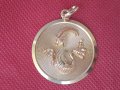 Уникална висулка за Козирог -Сребро 925 + дълбока позлата, снимка 1 - Колиета, медальони, синджири - 41060924