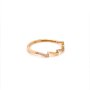 Златен дамски пръстен 1,08гр. размер:57 14кр. проба:585 модел:20047-2, снимка 3