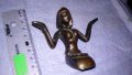 Стара ОЛОВНА СТАТУЕТКА ЕГИПЕТСКО БОЖЕСТВО ФИГУРКА СУВЕНИР за КОЛЕКЦИЯ ТЕМАТИЧЕН ИНТЕРИОР 10550, снимка 1