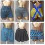 S/M Различни модели къси панталонки / клин / , снимка 1
