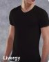 Базова черна тениска livergy , снимка 1 - Тениски - 41856143