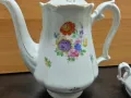 Стар порцелан Чехословакия чайник захарница , снимка 4