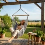 Люлка - хамак в Бразилски Бохо стил - удобно място за релакс, снимка 5