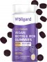 Нови Дъвчащи биотинови витамини 60 броя за кожа и коса Добавки с вкус на горски плодове