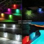 Стълбищни соларни светлини Студено бяло + промяна на цвета, снимка 4