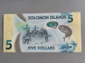 Банкнота - Соломонови острови - 5 долара UNC | 2019г., снимка 2