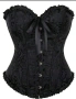 4XL Черен сатенен корсет , снимка 2