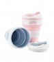2918 Сгъваема силиконова чаша с капак, в различни цветове, снимка 15