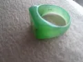Пръстен от зелен нефрит, голям, 50 карата,

, снимка 10