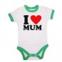 Бебешко боди I love MUM, снимка 2