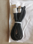 Качествен кабел с оплетка USB към TIPE-C дължина 1метър цвят черен или оранжев, снимка 3