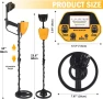 Професионален металотърсач / металдетектор с прецизна функция и режим на диска, макс. 1м. дълбочина, снимка 4