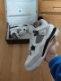 Nike Air Jordan 4 Retro Military Black White Обувки Маратонки Размер 43 Номер Кецове 27.5см стелка М, снимка 5