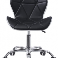 Ергономичен офис стол в черно и бяло МОДЕЛ 213, снимка 2 - Столове - 36065640
