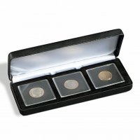 кожени кутии за съхранение и презентиране на монети в капсули quadrum, снимка 4 - Нумизматика и бонистика - 34156568