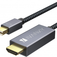 iVanky Mini DisplayPort към HDMI кабел 2 m Thunderbolt към HDMI кабел, снимка 1 - Кабели и адаптери - 36154683