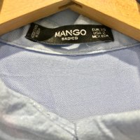 Изчистена светлосиня риза MANGO, снимка 1 - Ризи - 35890378