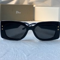 Dior 2023 дамски слънчеви очила правоъгълни 2 цвята, снимка 3 - Слънчеви и диоптрични очила - 41925514