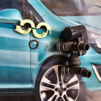 Клапан за Парно Опел Зафира Астра Г/ Opel Zafira A Astra G, снимка 3 - Части - 44716376