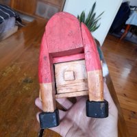 Стара дървена касичка Буратино, снимка 6 - Други ценни предмети - 41415316