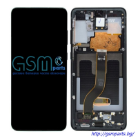 Оригинален Дисплей + Рамка ЗА SAMSUNG GALAXY S20 Plus Service Pack, снимка 2 - Резервни части за телефони - 36217752