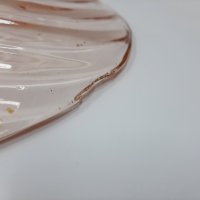 Чиния за торта, розово стъкло(5.2), снимка 7 - Сервизи - 39649824