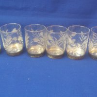 Руски кристални чашки за концентрат с метално дъно , снимка 3 - Чаши - 41364553