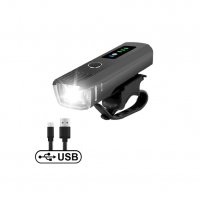 3137 Фар за велосипед със сензор за включване и USB зареждане, снимка 3 - Аксесоари за велосипеди - 34238398