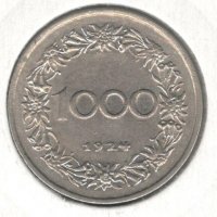 Austria-1000 Kronen-1924-KM# 2834, снимка 1 - Нумизматика и бонистика - 12878440