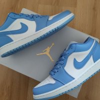 Nike Air Jordan 1 Low UNC Blue Сини Бели Обувки Маратонки Размер 40 Нови Оригинални Обувки Найк, снимка 8 - Маратонки - 40312788