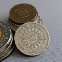 Монета - Сиера Леоне - 10 цента | 1964г., снимка 1 - Нумизматика и бонистика - 36081322