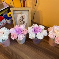 Подаръци със сапунени рози, снимка 5 - Декорация за дома - 40158532