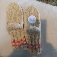 Ръчно плетени детски чорапи от вълна, ходило 16 см., снимка 1 - Чорапи - 39823255