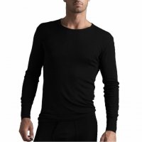 Мека термо блуза в черен цвят.  Размери: S/M, L/XL и XXL  Цена на брой: 15 лева, снимка 2 - Блузи - 34617409