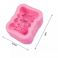 Цветчета дълбок силиконов молд калъп форма отливка сапун гипс, снимка 3 - Форми - 36318544