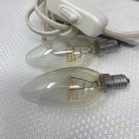 Две нощни лампи английски имат представки и крушки, снимка 12 - Настолни лампи - 41897705
