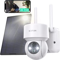 "BOIFUN" Безжична външна камера със Соларен панел (DQ201), снимка 1 - IP камери - 40979250