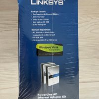 Powerline адаптерен комплект LINKSYS PLK200, снимка 6 - Мрежови адаптери - 41551163