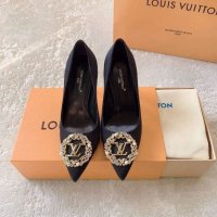 Дамски обувки на ток LOUIS VUITTON -реплика, снимка 4 - Дамски обувки на ток - 44311634