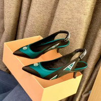 Дамски официални на токче LOUIS VUITTON - реплика, снимка 7 - Дамски елегантни обувки - 36135534