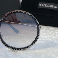 Dolce & Gabbana DG Дамски слънчеви очила кръгли овални, снимка 9 - Слънчеви и диоптрични очила - 38832189