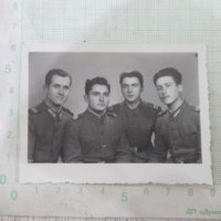 Снимка на четирима млади военни, снимка 1 - Колекции - 41679551