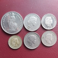 Лот монети Швейцария, снимка 2 - Нумизматика и бонистика - 32118466