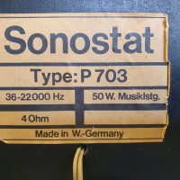 Тонколони Sonostat P 703  В перфектно техническо и много добро визуално състояние., снимка 10 - Тонколони - 41405594