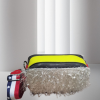 Атрактивна спортно-елегантна дамска чанта  21 x 14.5 x  11 cm - различни цветове, снимка 2 - Чанти - 44616042