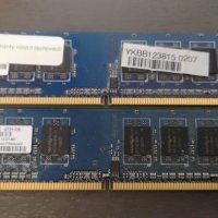 Памет за настолен компютър    ​Nanya NT512T64U88B0BY-3C PC2-5300U-555, снимка 1 - RAM памет - 41061377
